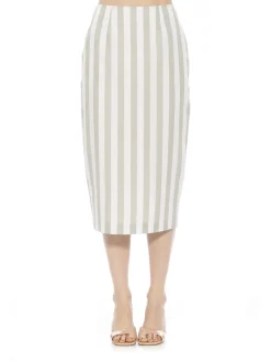 Jacki Stripe Skirt