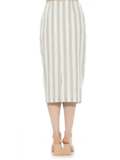 Jacki Stripe Skirt