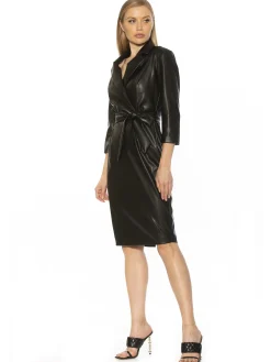 Jacqueline Vegan Leather Dress