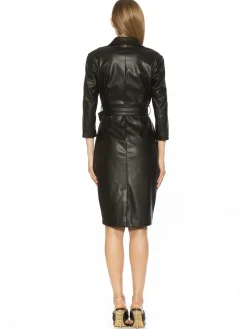 Jacqueline Vegan Leather Dress