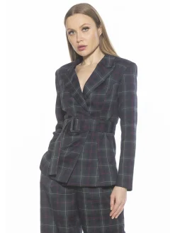 Janna Plaid Blazer