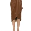 Kai Vegan Leather Skirt