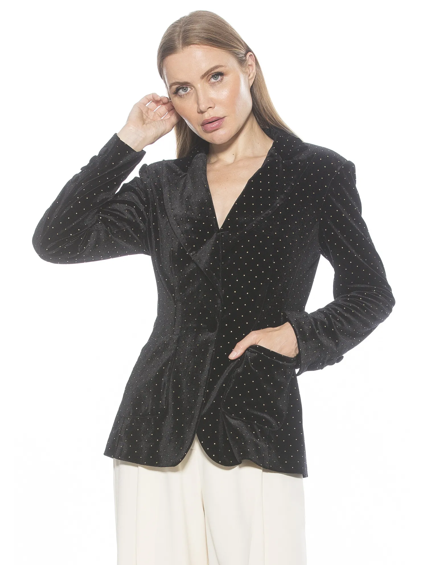 Kai Velvet Blazer