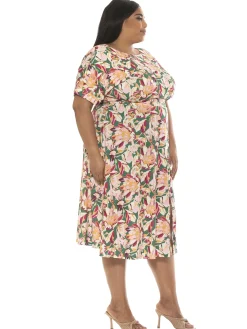 Lana Midi Dress - Plus Size