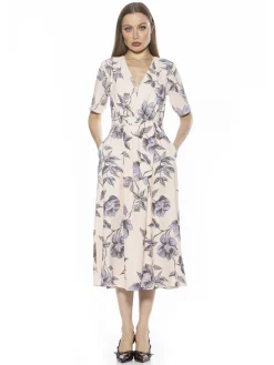 Larisa V Neck Dress