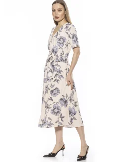 Larisa V Neck Dress