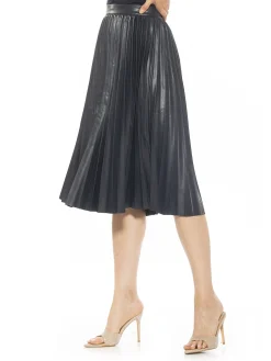 Luca Vegan Leather Skirt