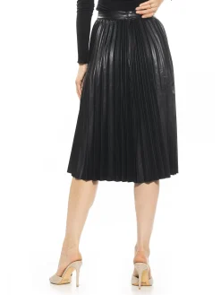 Luca Vegan Leather Skirt