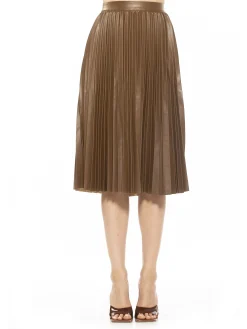 Luca Vegan Leather Skirt
