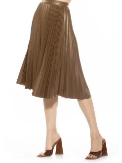 Luca Vegan Leather Skirt
