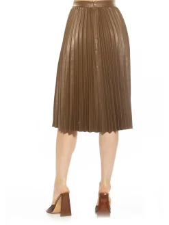 Luca Vegan Leather Skirt