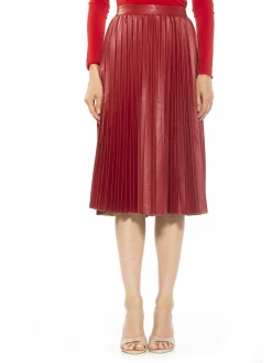 Luca Vegan Leather Skirt