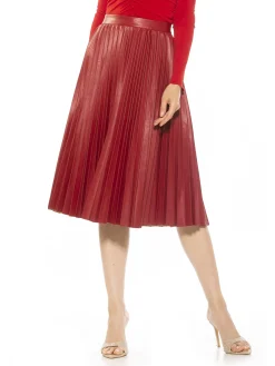 Luca Vegan Leather Skirt