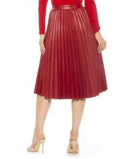 Luca Vegan Leather Skirt
