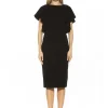 Luna Flutter Sleeves Dress