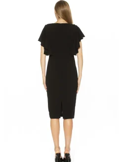 Luna Flutter Sleeves Dress