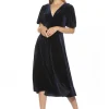 Nola Velvet Midi Dress