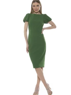 Odette Puff Sleeves Dress