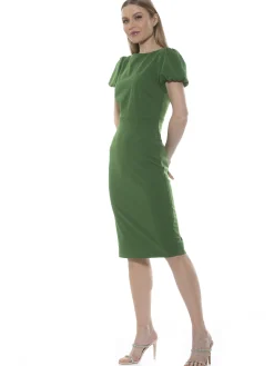 Odette Puff Sleeves Dress