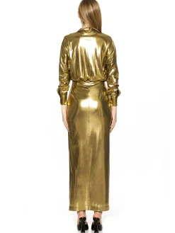Rae Metallic Dress