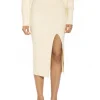 Ribbed Midi Skirt