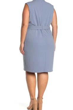 Savannah Sleeveless Wrap Sheath