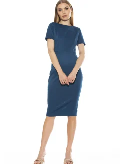 Scuba Midi Dress