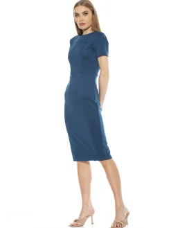 Scuba Midi Dress