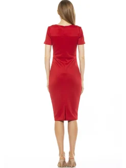 Scuba Midi Dress