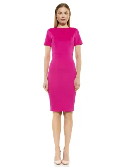 Scuba Midi Dress