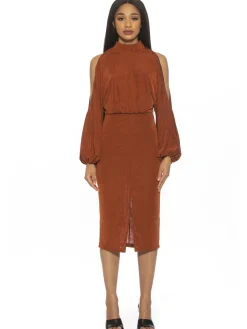 Sem Mockneck Long Sleeves Dress