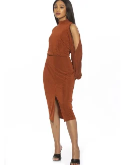 Sem Mockneck Long Sleeves Dress