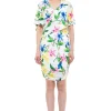 Tamara Surplice Tropical Print Dress- Alexia Admor Style No. D3215