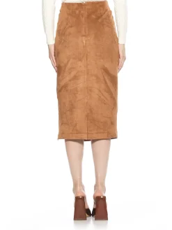 Zayla Suede Skirt