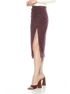 Zayla Suede Skirt