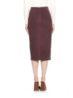 Zayla Suede Skirt