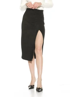 Zayla Suede Skirt